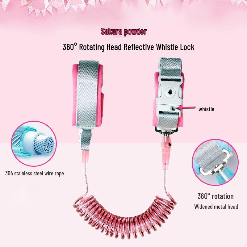 Children's Safety Anti-Lost Rope: Baby Stroller Attachment and Travel Bracelet