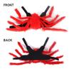 Pet Halloween Christmas Costume Harness Vest Cats Dogs Small Breeds Spider Themed Outfit Black Red