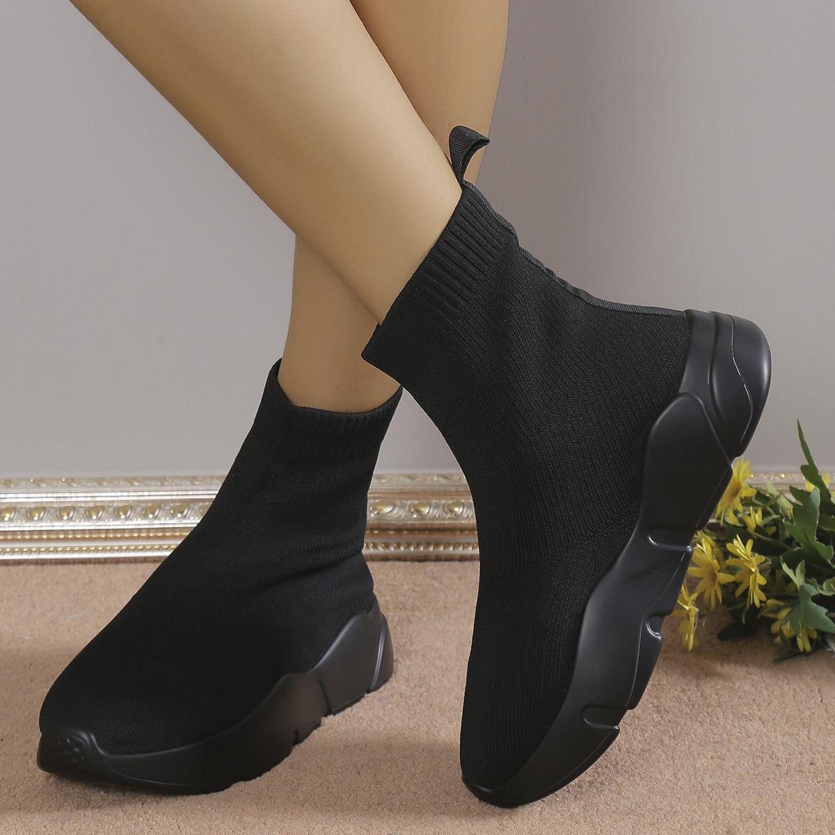 Обувь для женщин Большой кроссовки-ботинки для женщин 36 розовый — фото 5