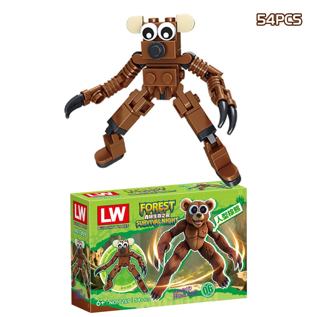 Non-Toxic Hot 99 Nights In The Forest Deer Building Blocks Set 99 Nights In The Forest Deer Blocks For Children Toys Christmats Gifts