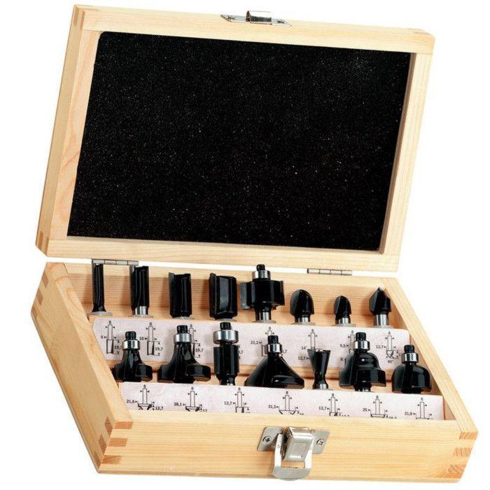Metabo 631039000 Coffret de 15 fraises (Import Allemagne)
