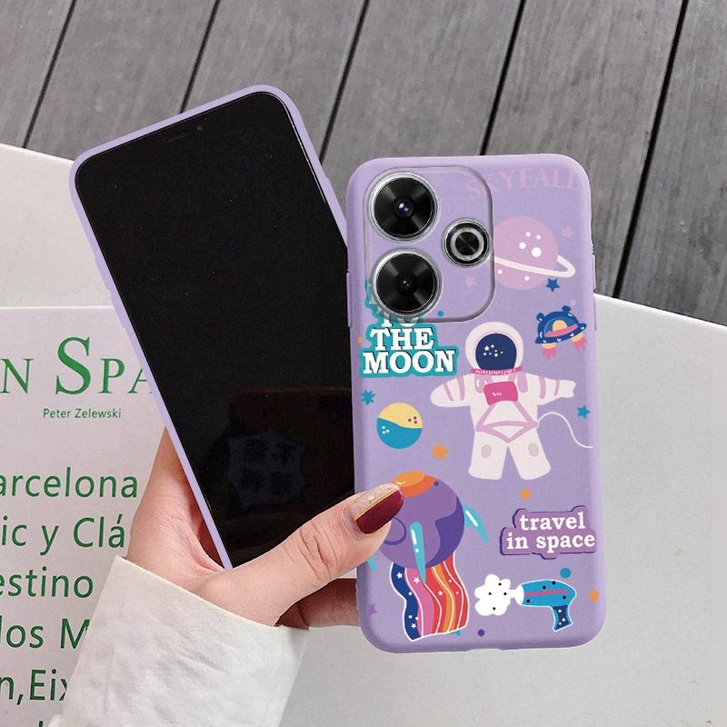 

Модный мягкий силиконовый чехол Astronaut для Xiaomi Redmi Note 13 Pro 13C 14T Poco C65 Samsung A55 M35 S24 Huawei Honor 200 iPhone Realme противоударный чехол Samsung Galaxy S9 Plus фиолетовый