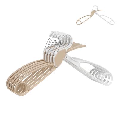 MODE HANGER Clothes Hanger for Easy Clothes No Stretching At the Prevents 3x More Storage No Suitable for Adults and Suitable for and Closet Use 5 by