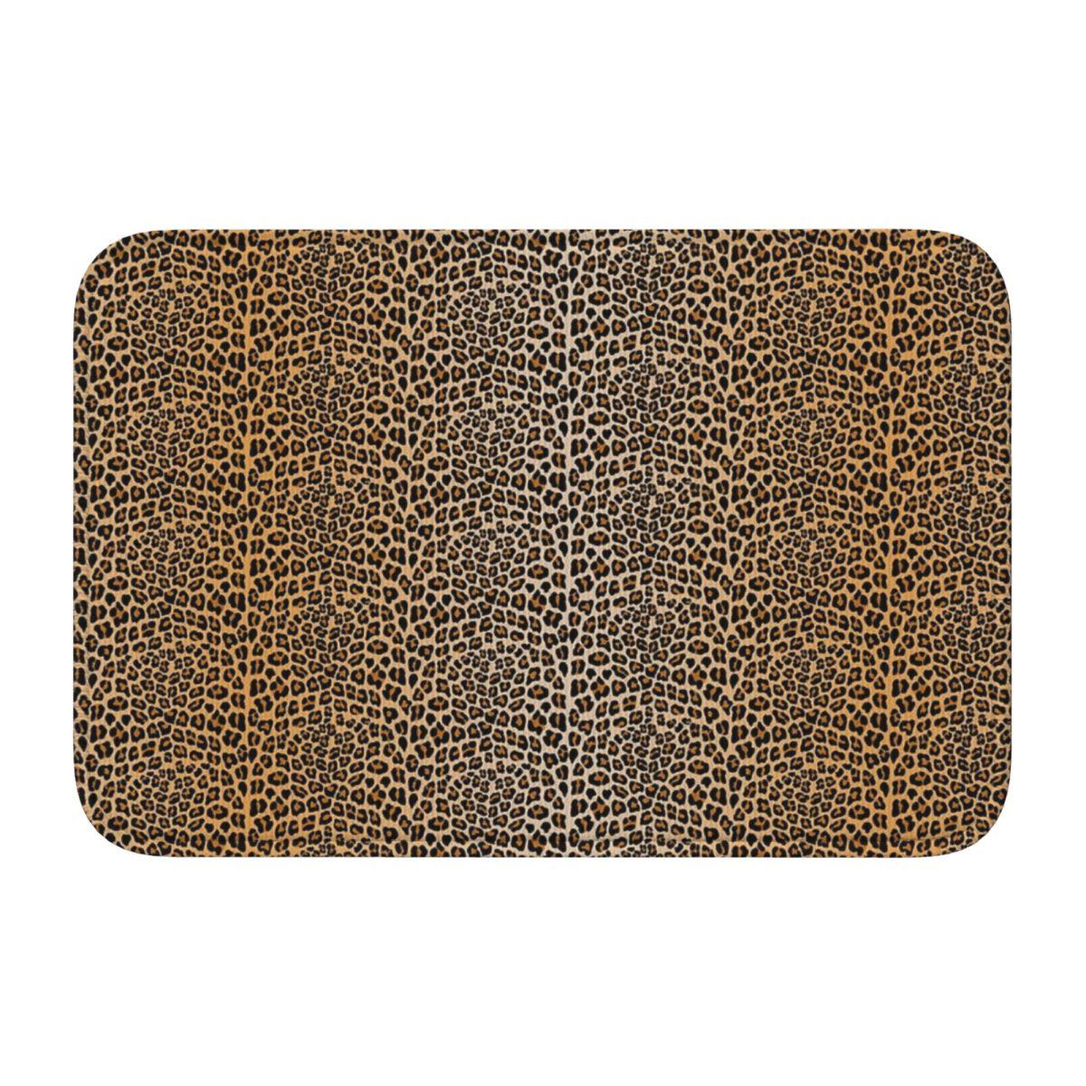 Luipaardprint Deurmat Keuken Entree Huis Vloermat Antislip Tapijt Kleed voor Badkamer Voetmat Matten 40x60 cm