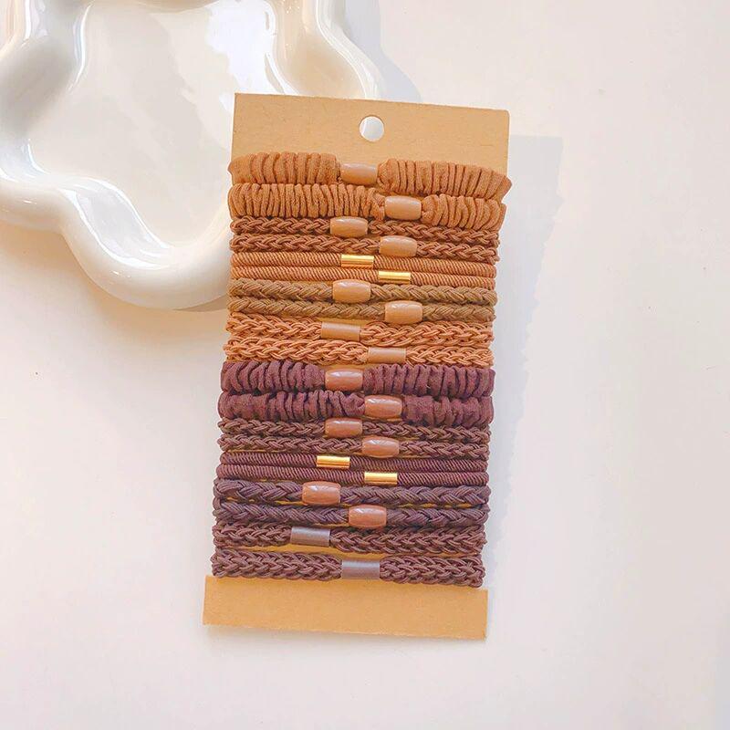 Elegant Elastic Headband & Ponytail Hair Tie Bracelet Set