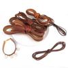 Round Leather Thong Cord Flat Braided Leather Cord Retro Jewelry Making  DIY Jewelry Making