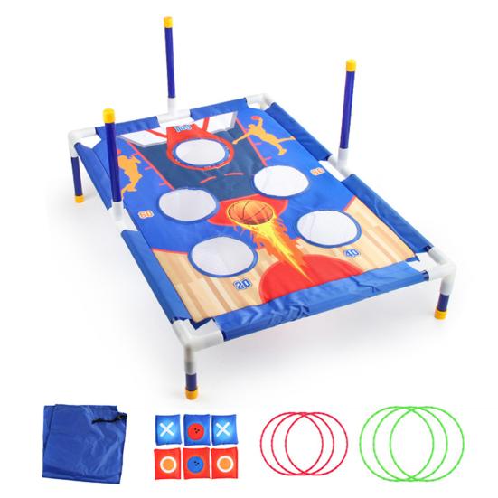 Zestaw do gry w rzut woreczkami do 6 otworów z woreczkami do