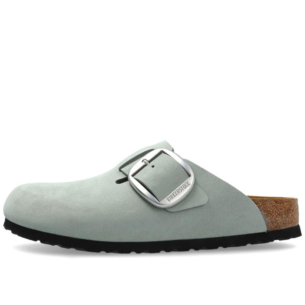 Birkenstock Boston Rubber Sole Abrasion Resistant Slip Resistant Closed Toe Slippers Womens Cyan 1029303 38