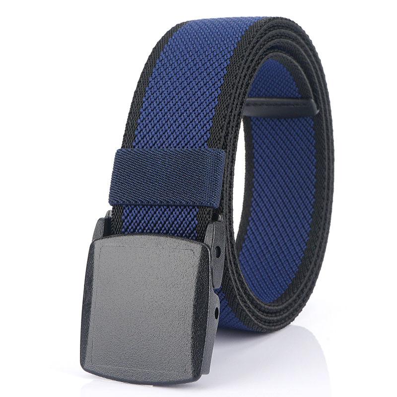Neuer Pendlergürtel für Herren mit automatischer Schnalle aus Nylon, vielseitiger, dicker Doppelschichtgürtel für die Freizeit im Freien