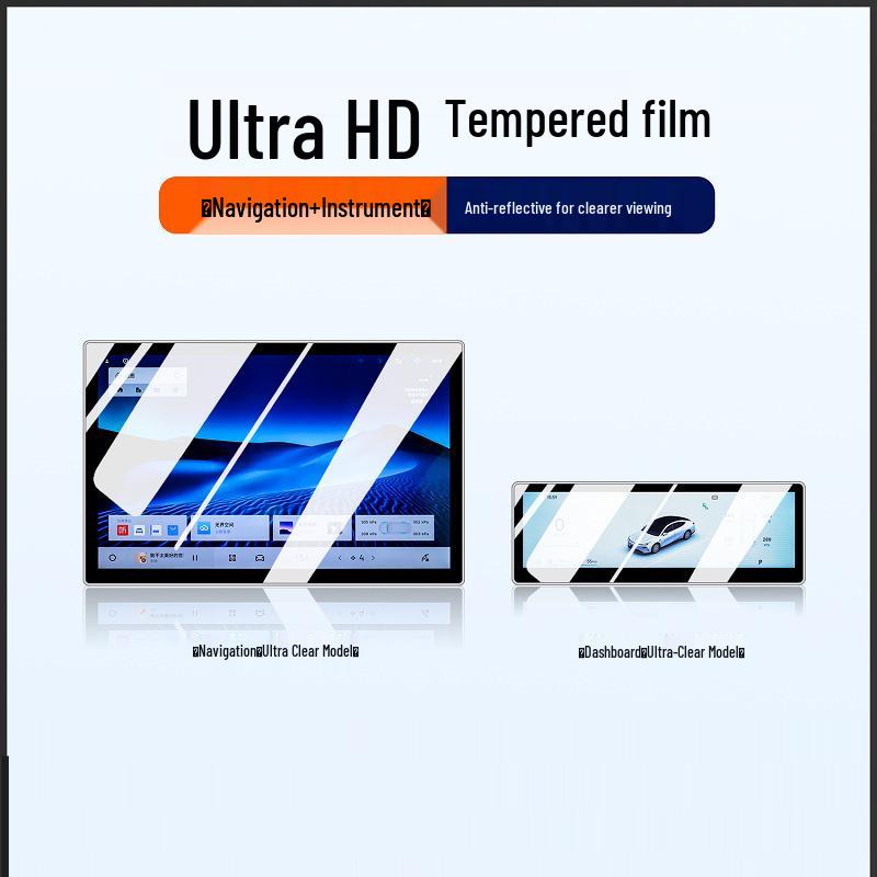 Geely Haoyue L Center Console Screen Protector - Tempered Film for 25 Models, Car Interior Decoration.