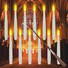 MUMAREN Floating Flameless LED Candle Battery with Magic Wand and Remote Perfect for Home and Parties Candles, Lights, Operated, Switch, Halloween,