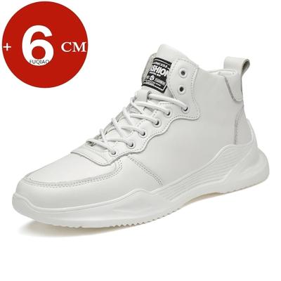 Fashion High Quality Men Sneakers Elevator Shoes For Men Casual Insole 6CM White Black Taller Shoes Male Leisure Fashion Lift Sports