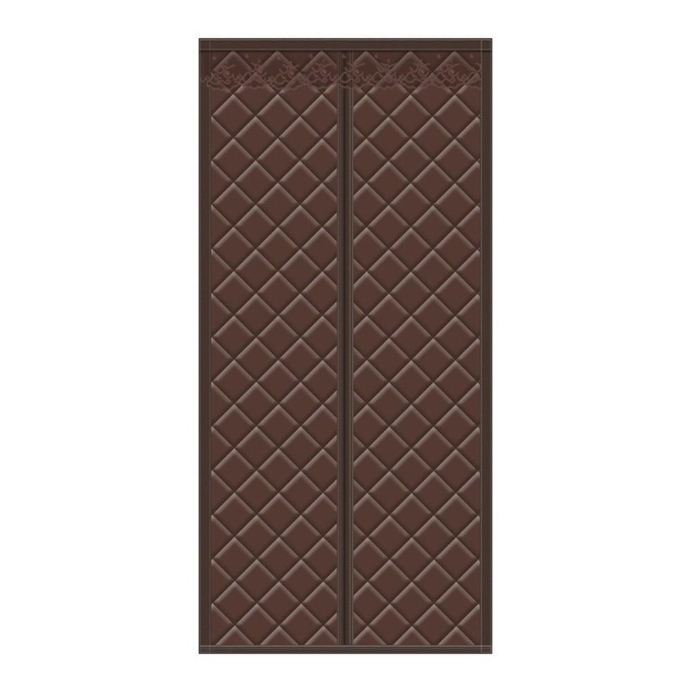 New Cotton Door Curtain Soundproof Thickened Air Conditioner Curtain No Punching Windproof Magnetic Curtain Air Conditioner Area