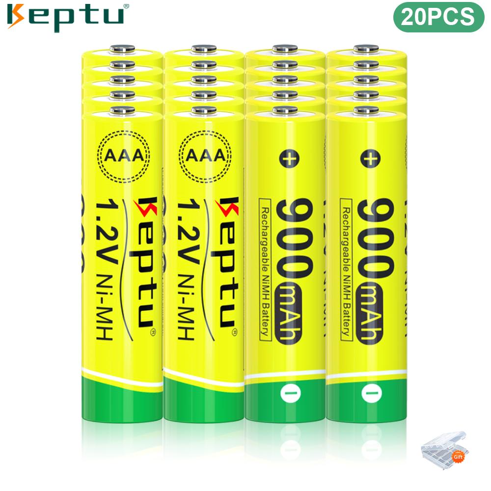 KEPTU 4-32pcs 3A AAA Rechargeable Battery 1.2V 900mAh Ni-MH Batteries