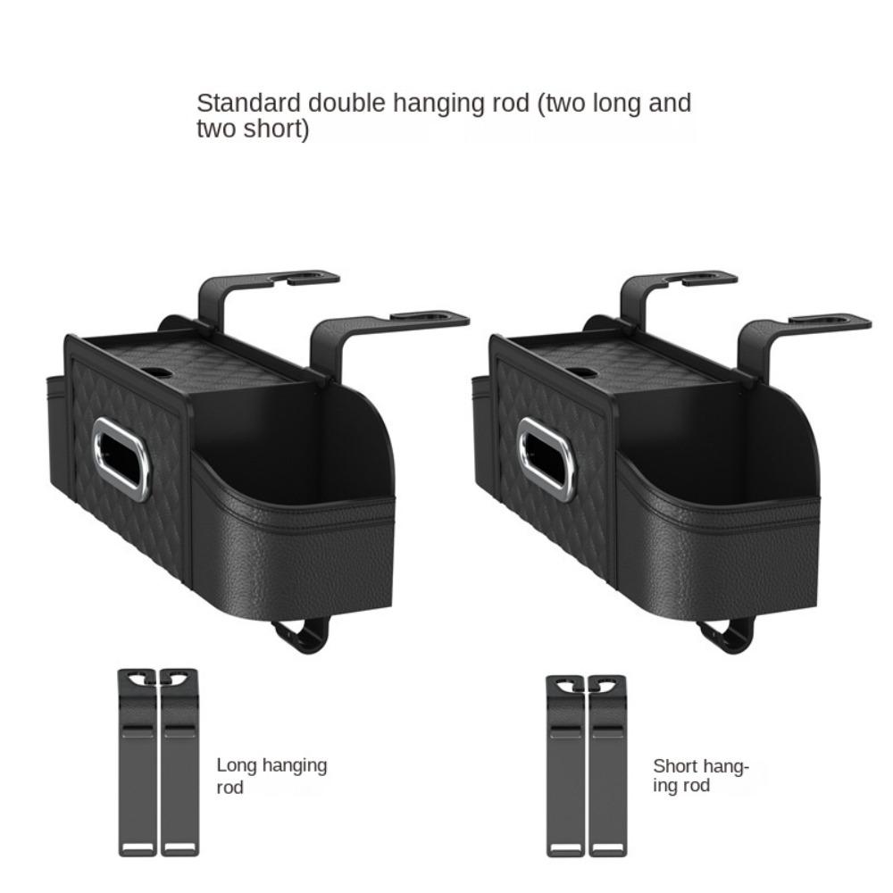 Universal Car Backseat Storage Box Multifunctional Auto Backseat Tissue Holder  Drink Cup