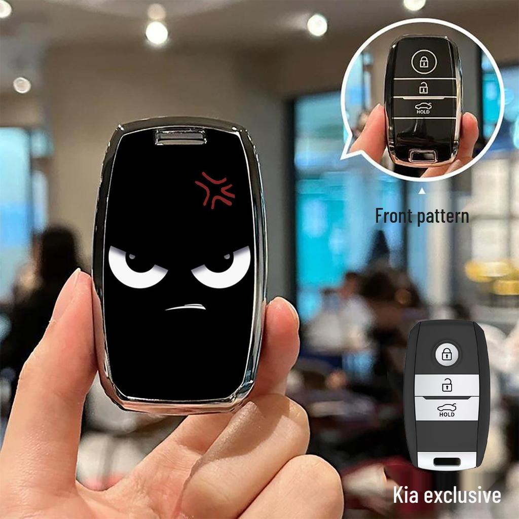 כיסוי מפתח קיה: מתאים ל-K5, K3, K4, Sportage, KX3, Sorento, KX5, Niro עם חבילת Kaizen וקונכייה עם אבזם צולב