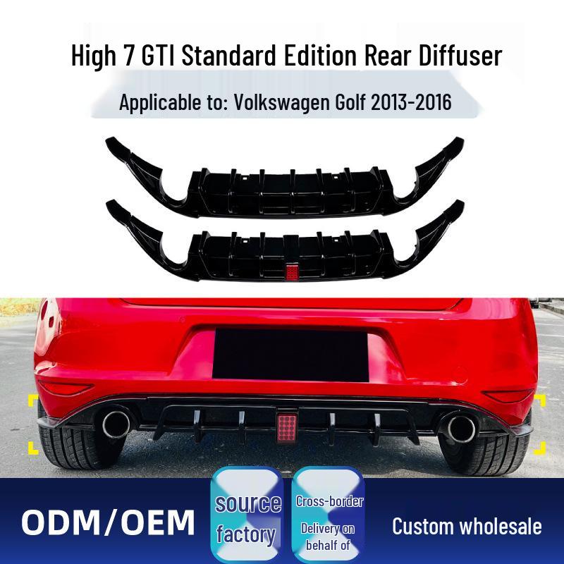 Golf Front Lip, Grille Eyebrow, Louvers, Rear Blade, Rear Spoiler - Oettinger Mod Parts.