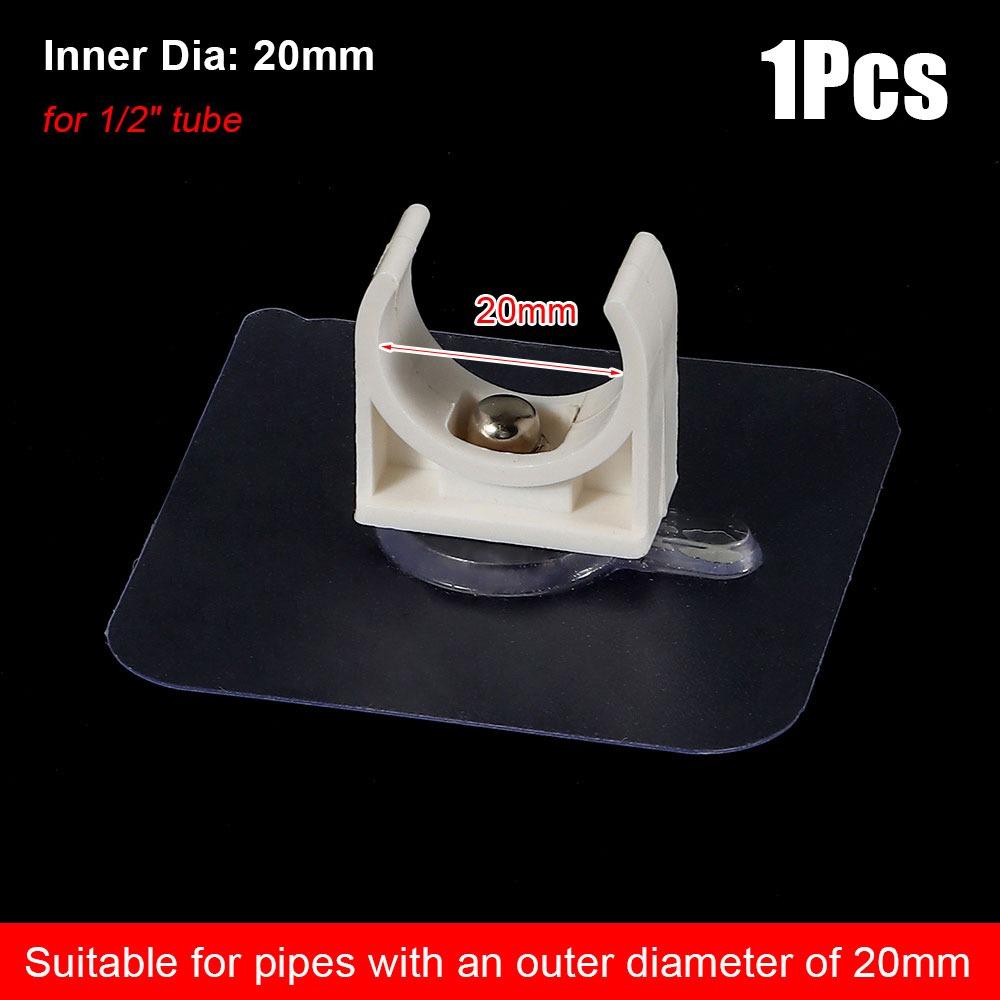 1/5Pcs Aquarium Fish Tank Water Tube Holder Punch-free Tube Clip Connector