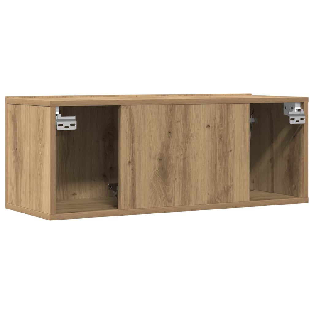 TV Wall Cabinets 2 pcs Artisan Oak 80 x 30 x 30 cm