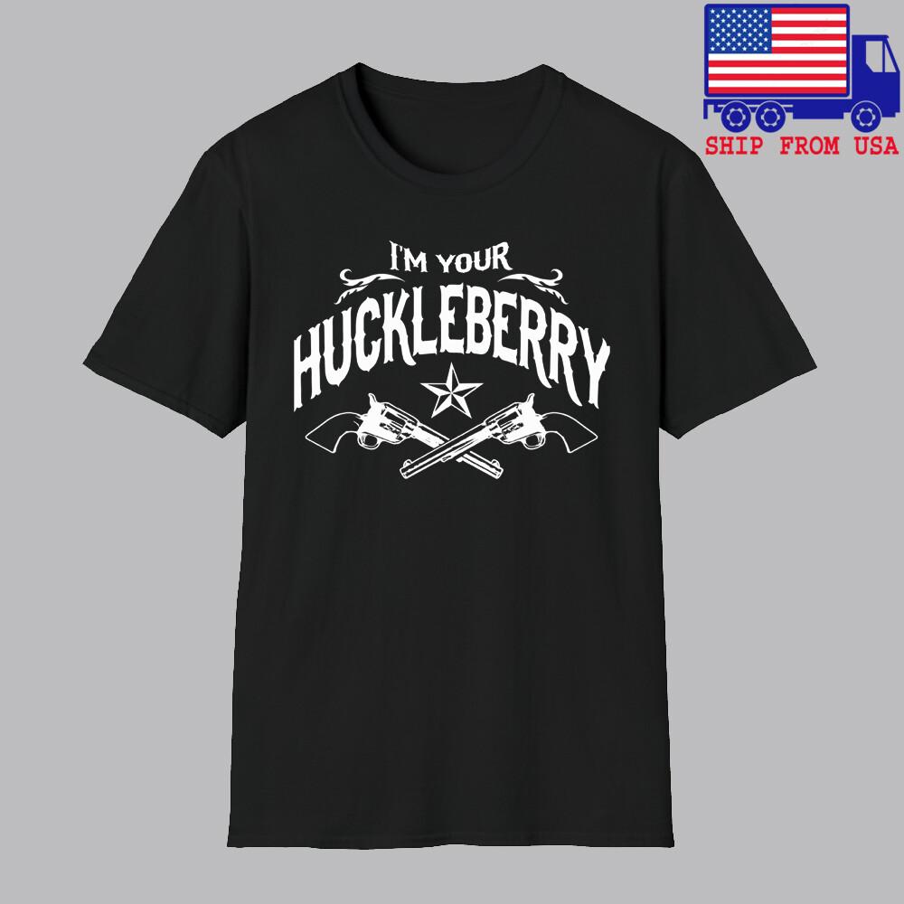 I#039;m Your Huckleberry Guns Tombstone Movie Men#039;s Black Size S5XL Unisex T-Shirt M
