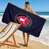 FC Midtjylland logo Print Beach Towel, Large Soft Quick Dry Towel for Beach Camping Swimming