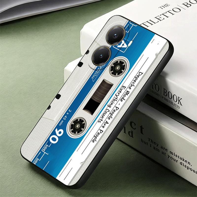 Vintage 90S Cassette Tape Pattern Soft Phone Case for Xiaomi Poco X5 X6 X7 X8 Pro Max X3 F7 F8 Ultra M8 M7 M6 M5 Redmi 15 15C 14