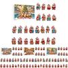 Festive Acrylic Capybara Christmas Countdown Blind Box Fun Collectible For All Ages