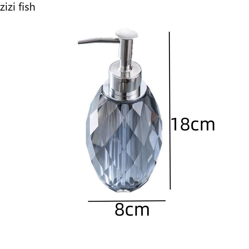 Sticlă de cristal pentru loțiune, sticlă de îmbuteliere, sticle de dezinfectant pentru baie, sticle de șampon și gel de duș, dozator de săpun