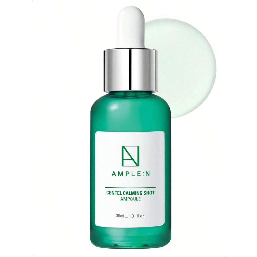 

Ample:N Centel Calming Shot Ampoule 100ml Soothing Face Serum Calm Irritated & Sensitive Skin - Redness Relief, Acne Spot Treatment & Moisturizing 1PC