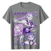 Women's Casual Long-sleeved Round-neck Retro Gradient Printed Cotton And Linen Top