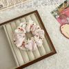 Scrunchie Multi Styles Floral Plaid Soft Fabric Minimalist Versatile Women Hair Tie Hair Accessories