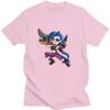 Arcane Jinx T Shirt Cartoon Print Japanese Anime Comic Tee-shirt Costume Cosplay Fashion Tshirt Sudaderas Casual Retro Clothing