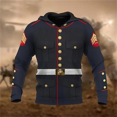 3D CCCP Uniform Graphic Hoodies For Men Clothing Mens Cosplay Costume Pullover Tops Fashion Hooded Sweatshirts Mens Clothing
