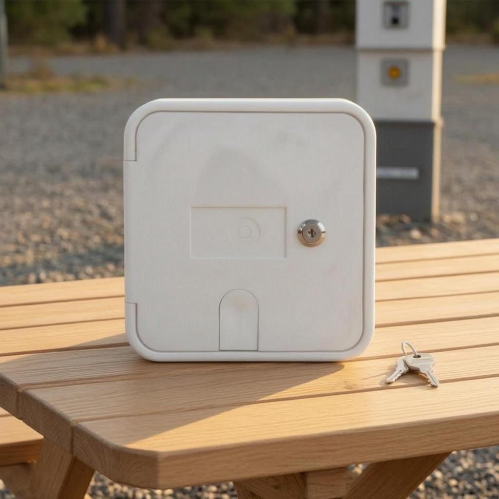 Cable Access Cover Sleek Design Power Cord Easy to Install for RV Owners