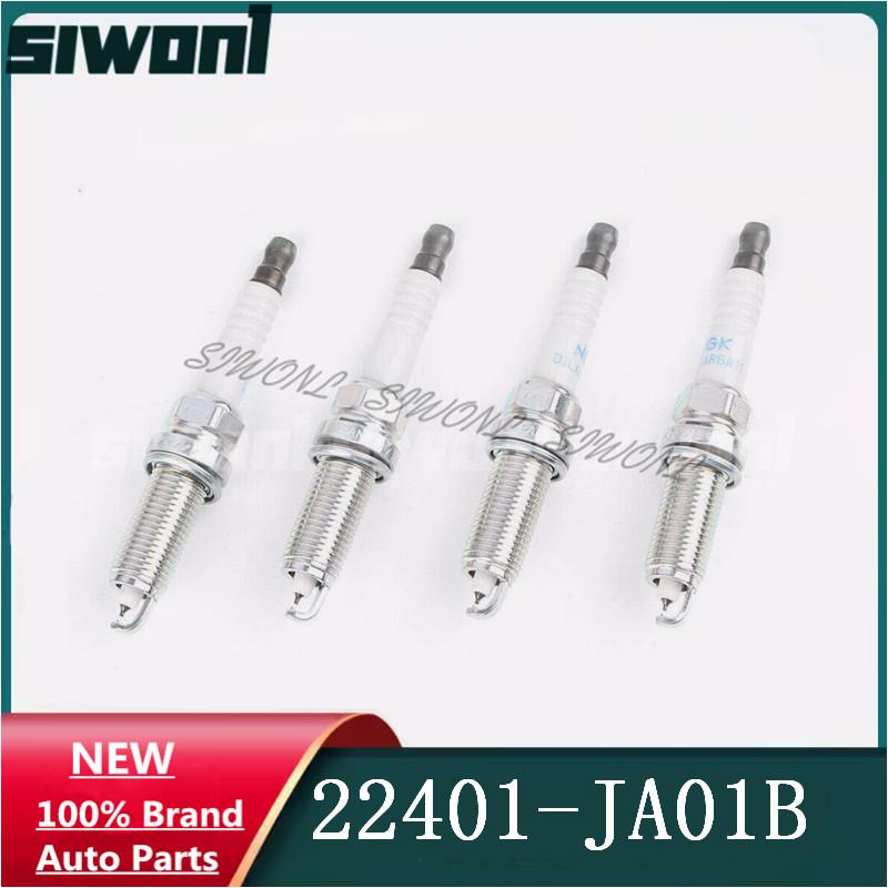 4pcs/lot 22401-JA01B DILKAR6A11 Iridium Spark Plug For Nissan Alitma X-Trail Rogue Sentra Teana Versa Micra 22401JA01B