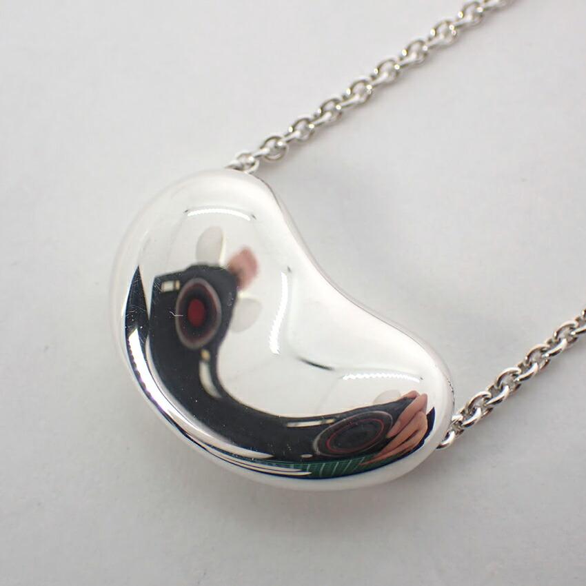 [Used] TIFFANY/Tiffany 925 Bean Pendant/necklace/g460-59