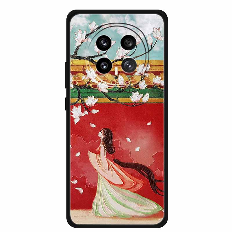 3D Emboss Case For Honor Magic 8 5G Phone Case 8 Pro Flowers Silicone Soft Coque Funda For Honor Magic8 Pro Back Cover Case Bag