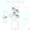 Hello Hippo - Chauffe-biberon Compact et Portable : USB-C Rechargeable, Anti-Fuite, Compatible Philips Avent