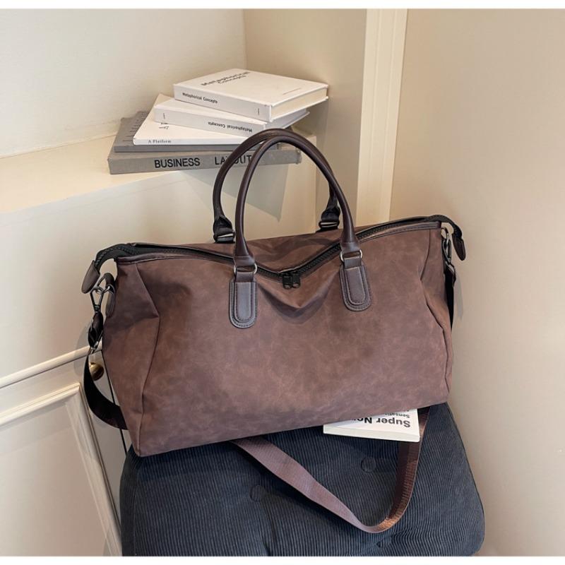 Commuter tote bag women's new high-end portable travel tote bag fashionable large-capacity shoulder oblique span bag