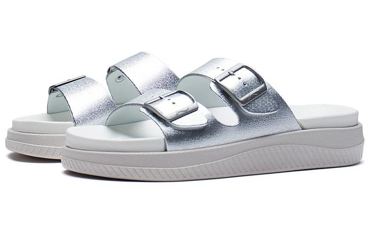 Women's Slippers Li-Ning Li Ning Clap EVA Slide Slippers Women's Silver