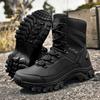 Outdoor Combat Tactical Boots For Men Desert Boots Wear-resistant Non-slip Hiking Boots Side Zipper High-top Men Boots Quality