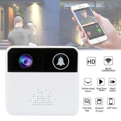 Vandeniui atspari IP wifi kamera domofono durų skambutis su infraraudonųjų spindulių matymu