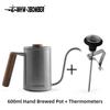 MHW-3BOMBER Pour Over Coffee Kettle 400ml/600ml Stainless Steel Gooseneck Tea Water Pot Chic Cafe Barista Kitchen