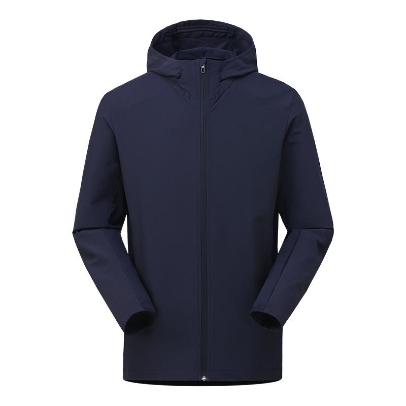 Quick-Dry Unisex Hooded Sport Jacket - Breathable, Skin-Friendly, Water-Repellent for Hiking & Camping