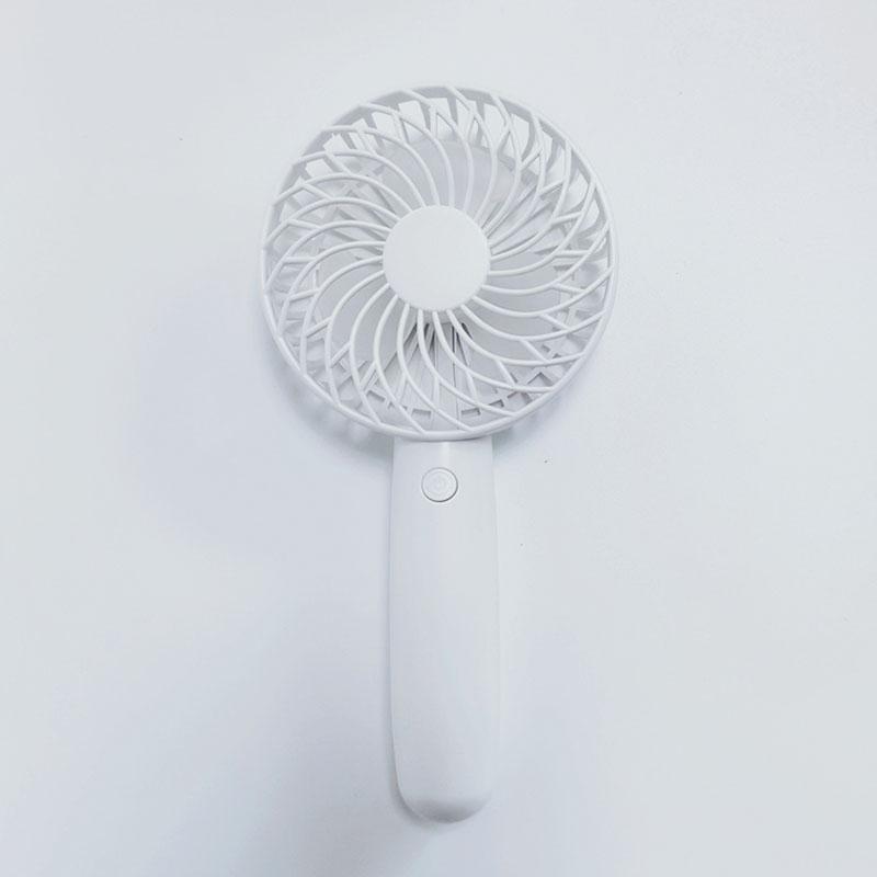 Portable fan, high-speed handheld mini fan, 6-speed wind power, 16000 rpm high wind, USB rechargeable fan 2000mAh, white