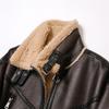 Women's Winter Warm Coat 2024 New Faux Leather Lamb Fleece Thickened Jacket Casual Motorcycle Bike Coat Belt Coat