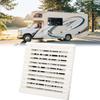Side Exhaust RV Vent Fan Louvered Grid Odor Remove Silent Ventilation Fan for Motorhome DC 12V