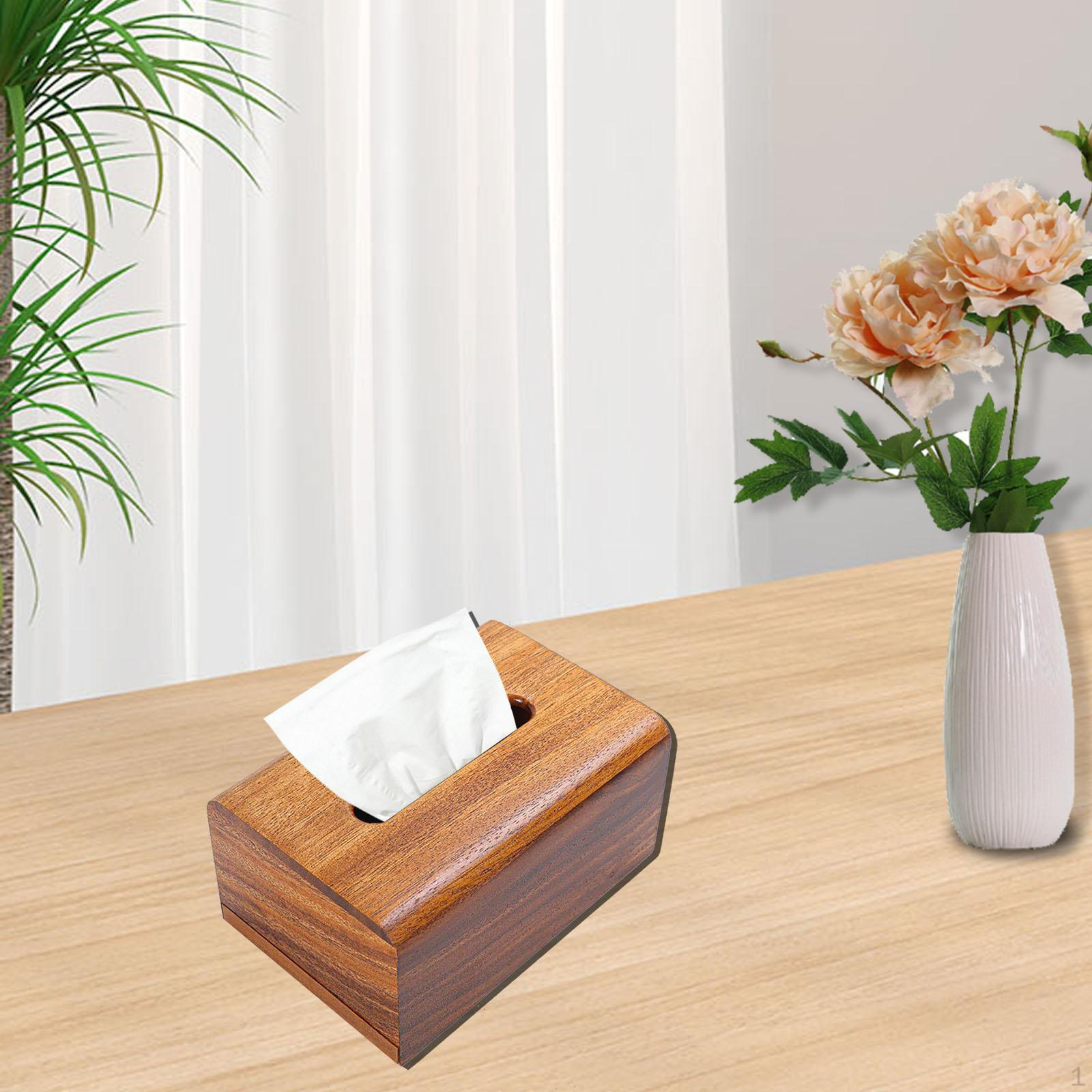 

Держатель для салфеток для лица, бумажный контейнер в деревенском стиле, коробка для салфеток, диспенсер для офисного туалета 19.5x13x9.5cm