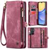 For Samsung Galaxy A16 5G/A16 4G Phone Cases CASEME 008 Leather Cover with Detachable Wallet and Strap