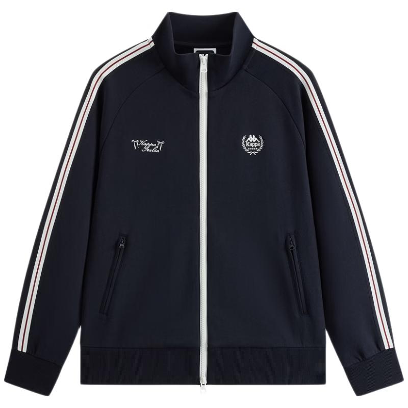 Kappa Women's American Retro Striped Knit Jacket